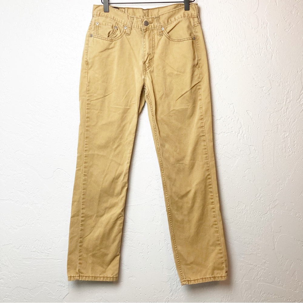 Men’s Levi’s 514 tan jeans khaki pants W29 x L30